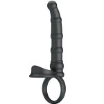 PRETTY LOVE - Vibratorinis varpos žiedas su analiniu kaiščiu