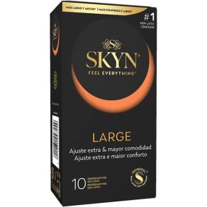 SKYN – dideli extra pritaikymo kondomai 10 vienetių