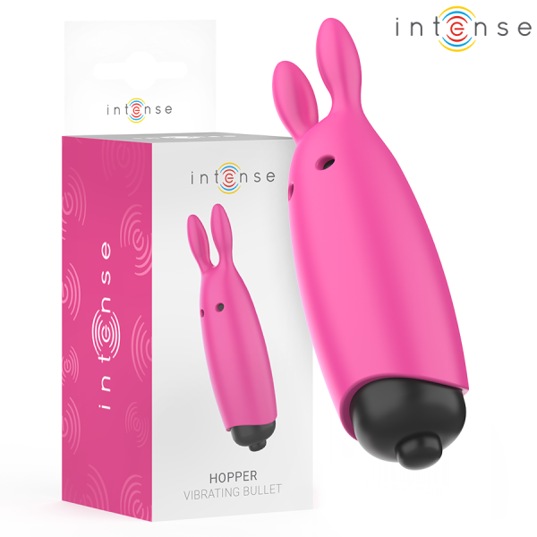INTENSE FUN – intense - hopper rožinis vibratorius 8.3 x 2.4 cm