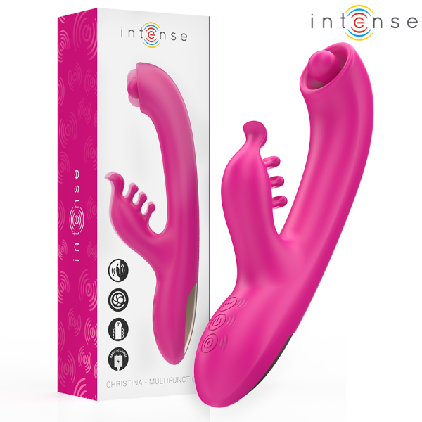 INTENSE Christina Rabbit Vibrator 22.5 cm Rožinis - Image 2
