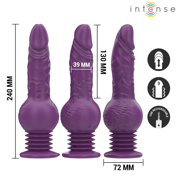 INTENSE - TATUM Multifunkcinis Vibratorius 24cm - Image 3