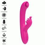 INTENSE Christina Rabbit Vibrator 22.5 cm Rožinis