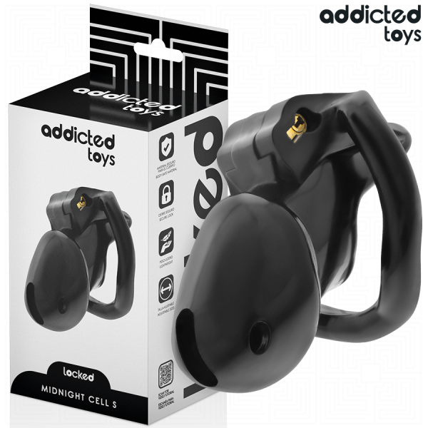 ADDICTED TOYS LOCKED – mindnight cell penio kalėjimas dydis s 4.8 cm