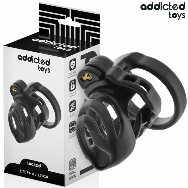 ADDICTED TOYS LOCKED – amžinas užrankis penio kalėjimui 9 cm