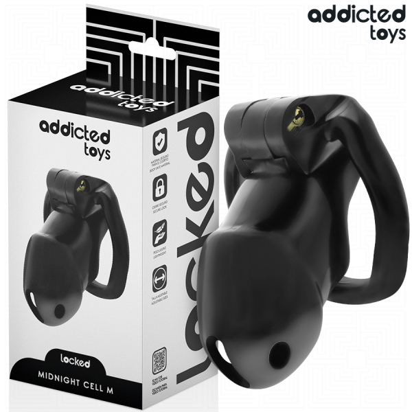 ADDICTED TOYS LOCKED – mindnight cell penio kalėjimas 4.2 cm dydis m