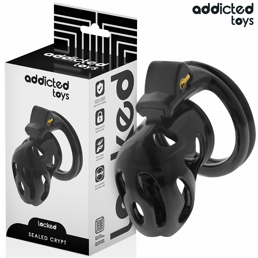 ADDICTED TOYS LOCKED – uždarytas penio kalėjimas 8 cm