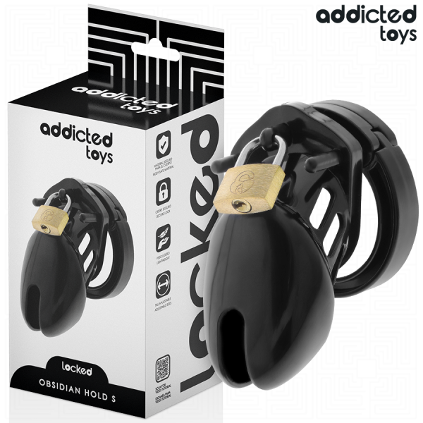 ADDICTED TOYS LOCKED – obsidian hold penio kalėjimas dydis s