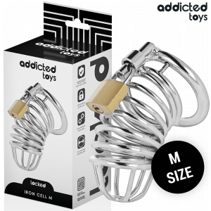 ADDICTED TOYS LOCKED – metalinis kalėjimas peniui dydis m