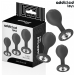 ADDICTED TOYS - 3 dalių analinių kaiščių rinkinys