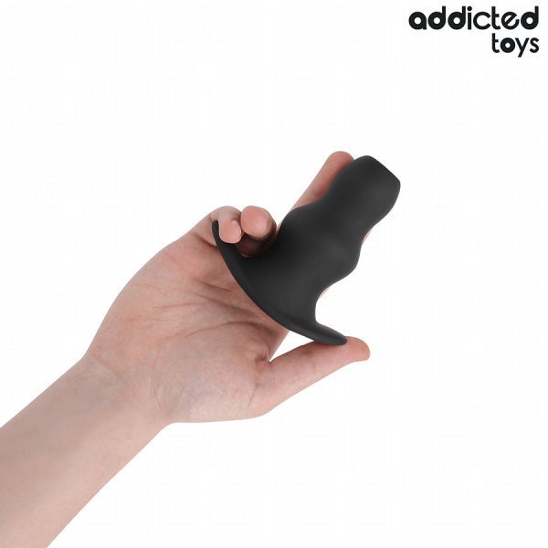 ADDICTED TOYS – tuščiaviduris analinis kištukas, silikoninis, m dydis, 9.6 cm - Image 3