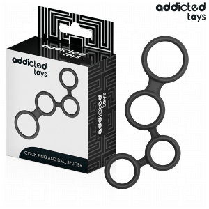 ADDICTED TOYS – penio žiedas su sėklidžių skyrikliais