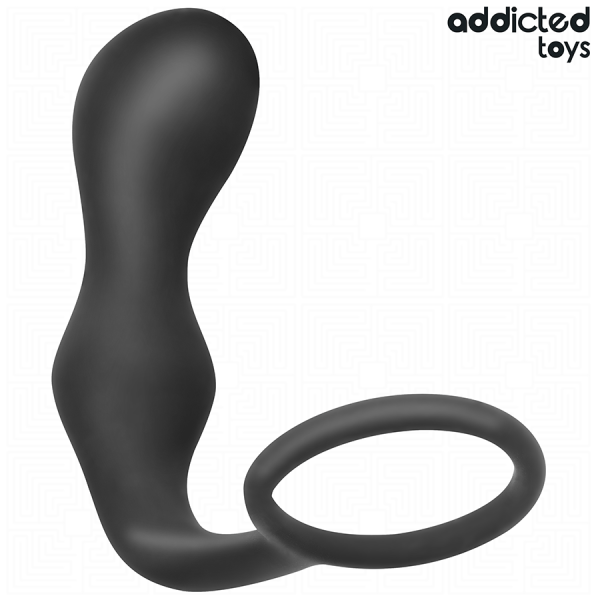 ADDICTED TOYS – analinis kamštis su žiedu silikoninis modelis 3 - Image 2