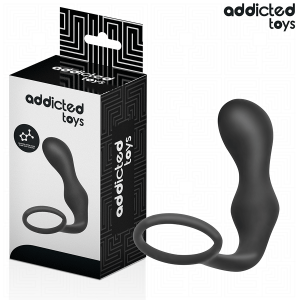 ADDICTED TOYS – analinis kamštis su žiedu silikoninis modelis 3