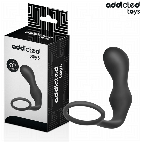 ADDICTED TOYS – analinis kamštis su žiedu silikoninis modelis 3