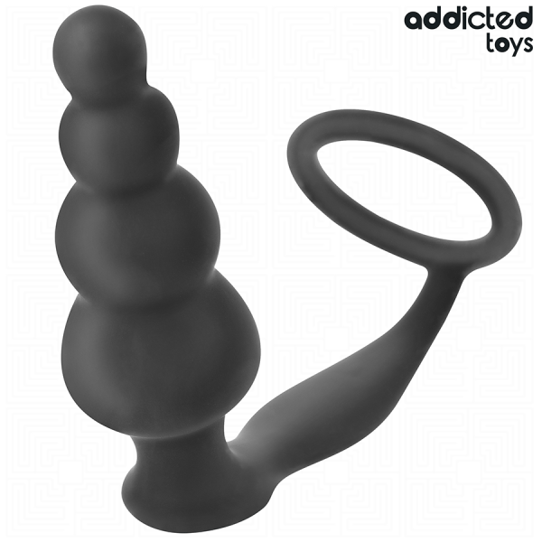 ADDICTED TOYS – analinis kamštis su žiedu silikonas modelis 5 - Image 2