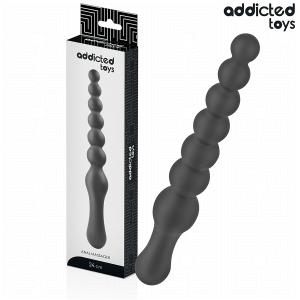 ADDICTED TOYS - Dvigubas analinis masažuoklis, silikonas, 24 cm
