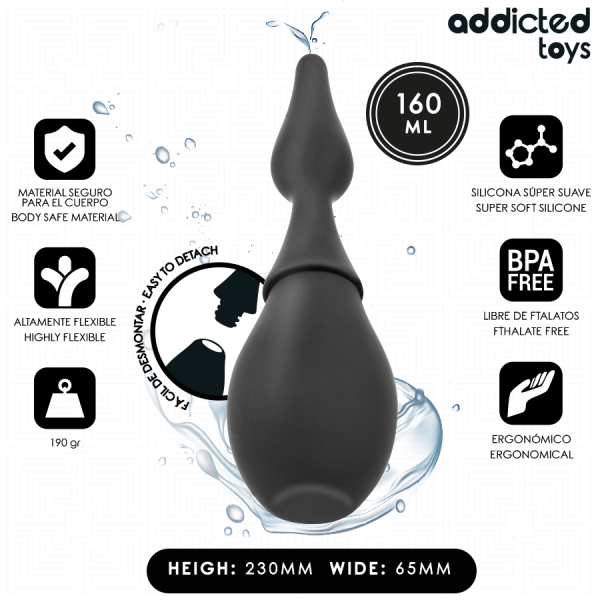ADDICTED TOYS – kelionių valymo priemonė silikoninis modelis 1 - Image 2