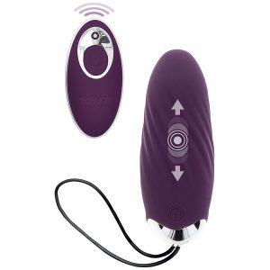 TOYJOY – laimės knock knock kiaušinis vibratorius su nuotoliniu valdymu purpurinis