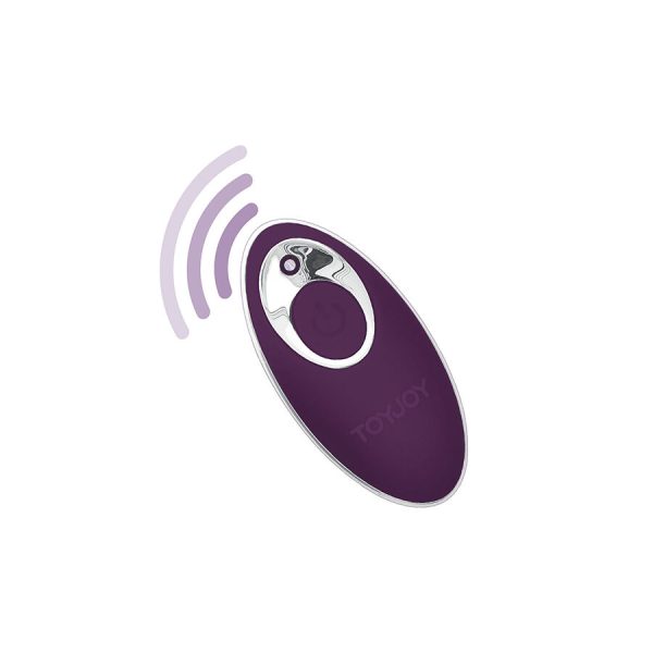 TOYJOY – laimės knock knock kiaušinis vibratorius su nuotoliniu valdymu purpurinis - Image 3