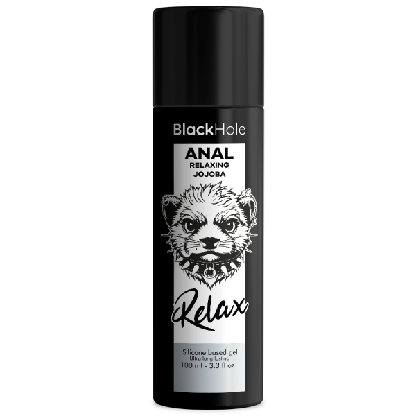 BLACK HOLE – analinis relaksacinis su jojobos aliejumi silikono pagrindu 100 ml