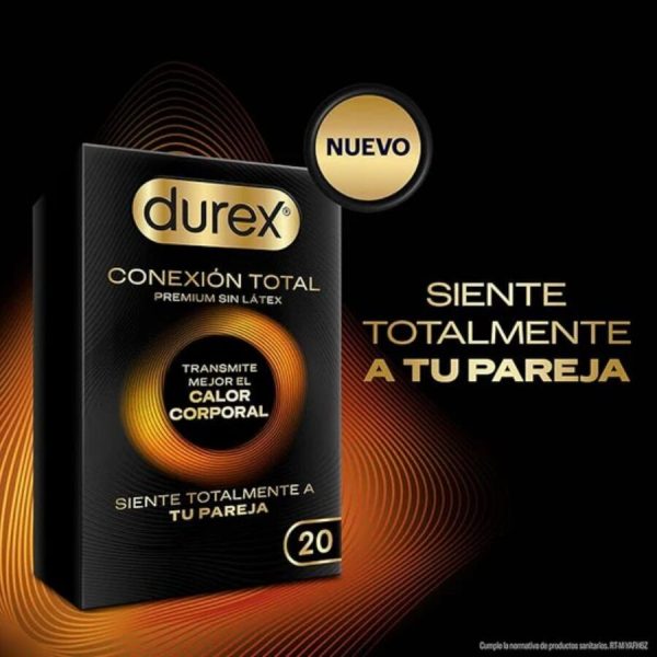 DUREX CONDOMS – durex - total connection ultra plonkas be latexo 20 vienetų - Image 2