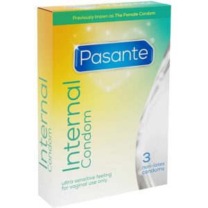 PASANTE – vidinis kondomas be latexo 3 vienetai
