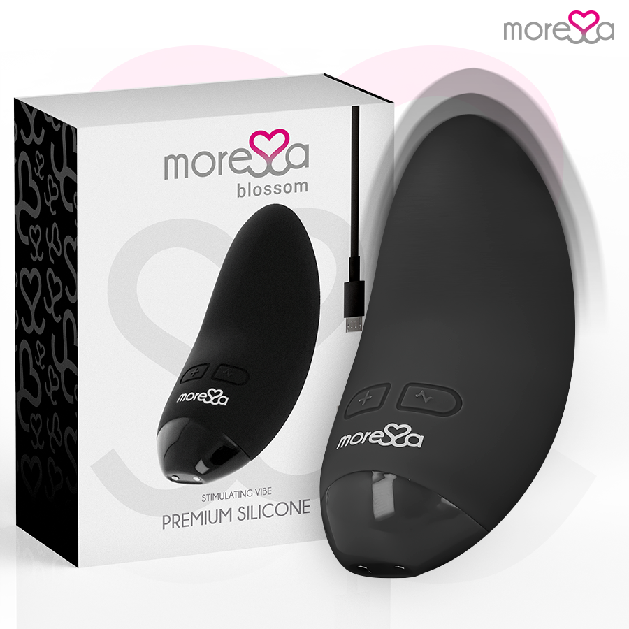 MORESSA – žiedas juodas vibratorius