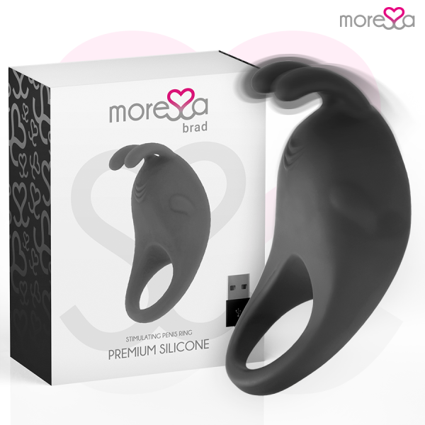 MORESSA – brad premium silikoninis įkraunamas juodas