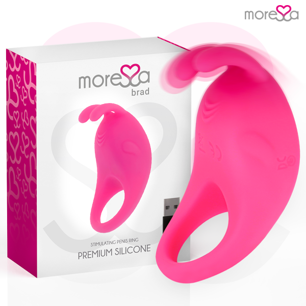 MORESSA – brad premium silikoninis įkraunamas rožinis