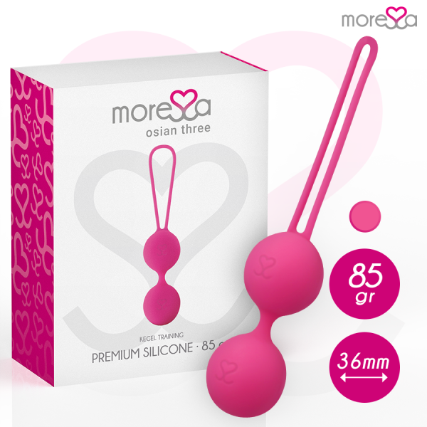 MORESSA – osian trys premium silikonas rožinis