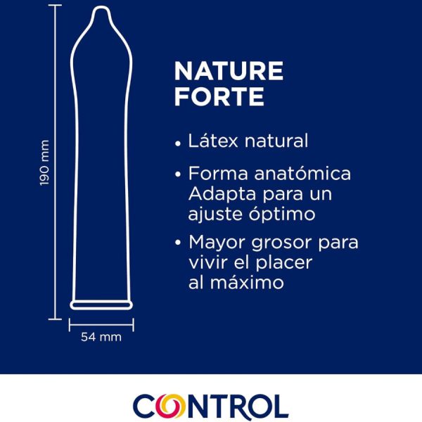 CONTROL CONDOMS – control - nature forte prezervatyvai 144 vienetės - Image 2