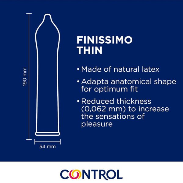 CONTROL CONDOMS – control - finissimo senso prezervatyvai 144 vnt. - Image 2