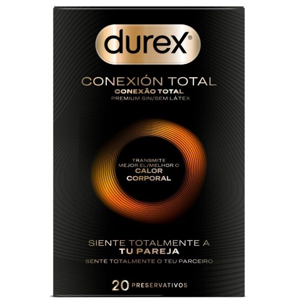 DUREX CONDOMS – durex - total connection ultra plonkas be latexo 20 vienetų