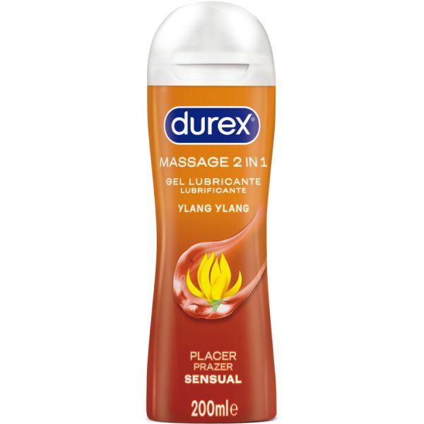 DUREX LUBES – durex - ylang ylang jautrus masažos tepalas 200 ml