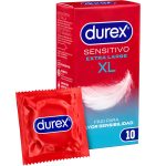 DUREX - Jautrūs XL Prezervatyvai 10 vnt.