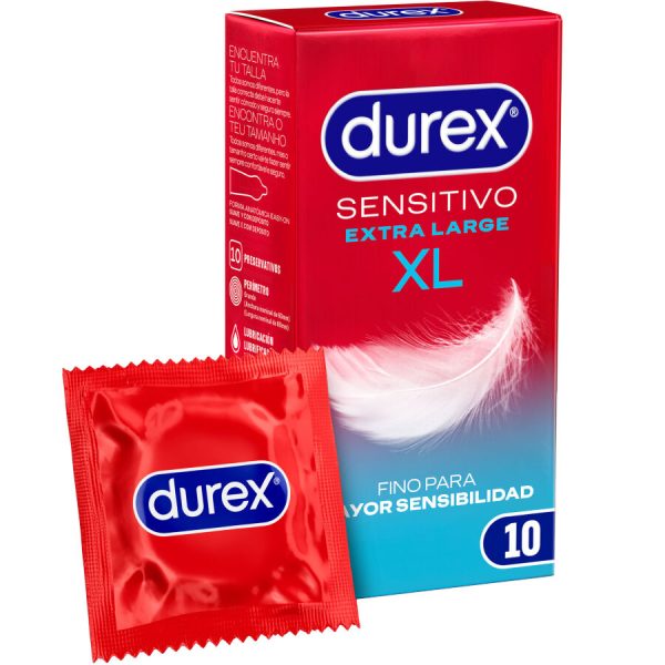 DUREX CONDOMS – durex - sensitive xl prezervatyvai 10 vnt.