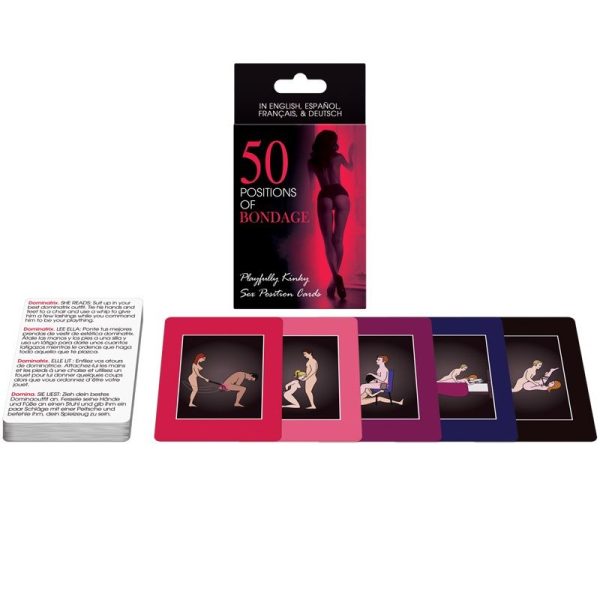 KHEPER GAMES – 50 bondage pozicijų kortelių