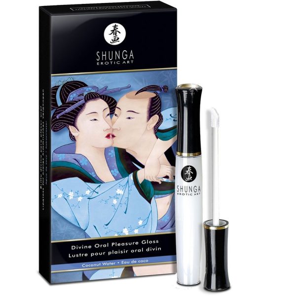 SHUNGA APHRODISIACS – shunga - dieviškas lūpų blizgesys kokosų vanduo