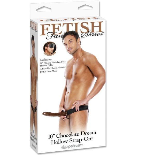 FETISH FANTASY SERIES – šokoladinis svajonių hollow strap-on - Image 2