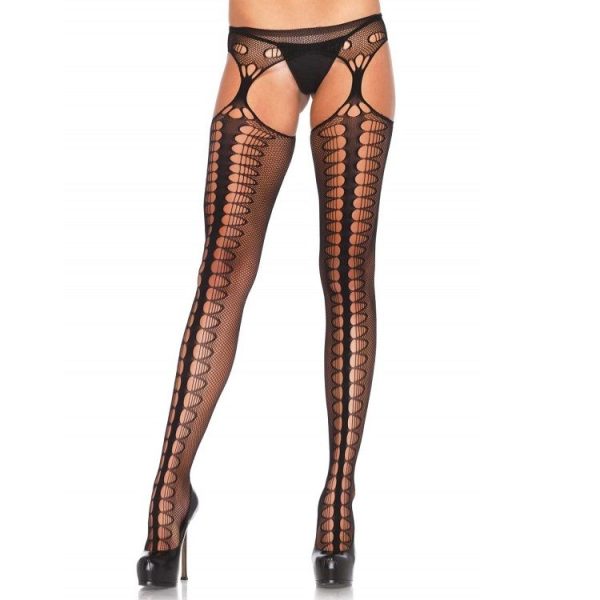LEG AVENUE HOSIERY – leg avenue - panty-garter kelnės juodos