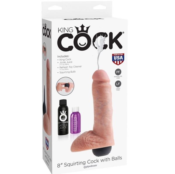 KING COCK – realistiškas natūralus ejakuliatorius 20.32 cm - Image 2