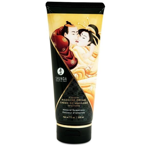 SHUNGA MASSAGE CREAM – shunga - saldžiųjų migdolų masažo kremas 200 ml