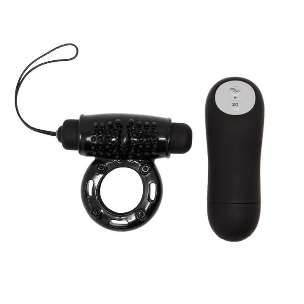 BAILE FOR HIM – baile - pulsavimo žiedas su nuotoliniu valdymu juodas 20v - Image 2