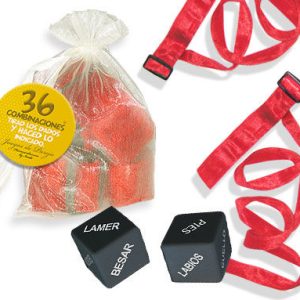 INEDIT – raudonos organza maišelio virvės rinkinys