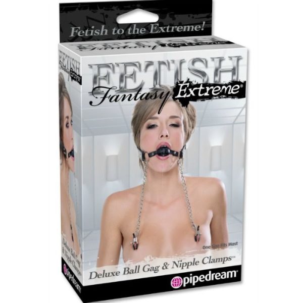 FETISH FANTASY EXTREME – prabangus kamštis ir spenelių spaustukai - Image 2