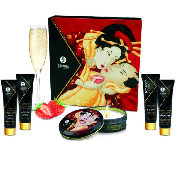SHUNGA KITS – shunga - slapti geiša braškės ir kava rinkinys - Image 2
