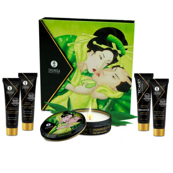 SHUNGA KITS – shunga - slapta geaša organinis žaliosios arbatos rinkinys - Image 2