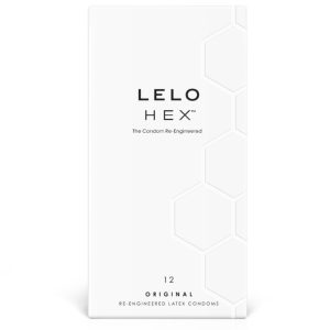 LELO – hex kondomų dėžutė 12 vienetų