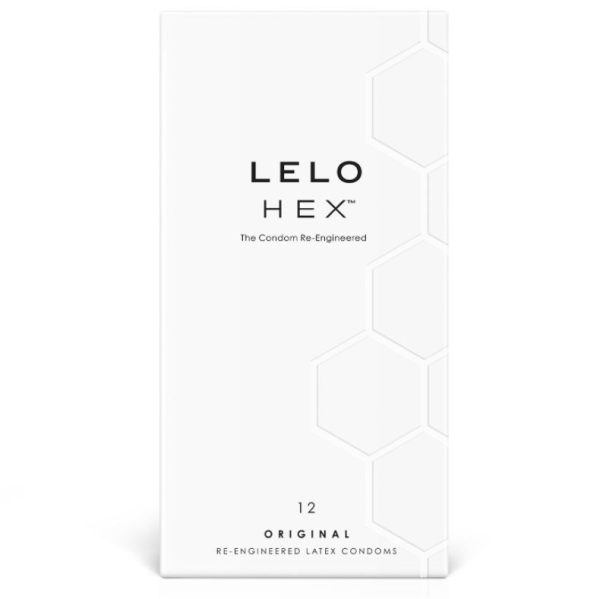 LELO – hex kondomų dėžutė 12 vienetų