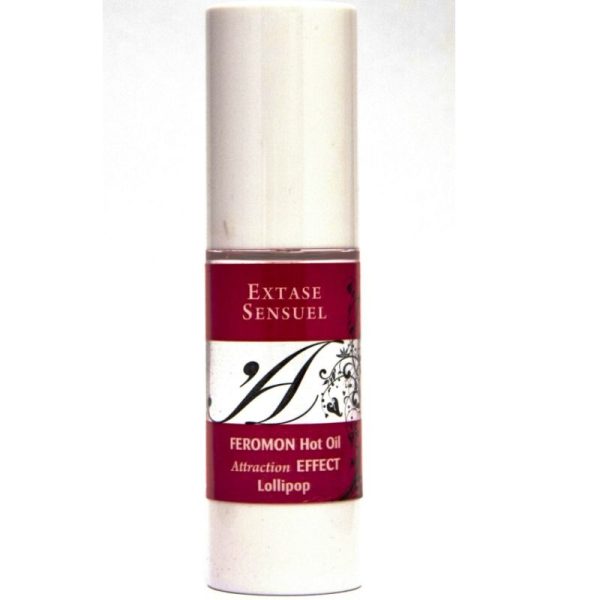 EXTASE SENSUAL – šildantis masažo aliejus su lollipop feromonais 30 ml - Image 3